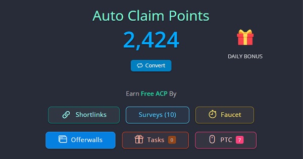 Ways to Get Auto Claim Points on FireFaucet
